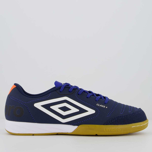 Chuteira Umbro Class+ Futsal Azul Marinho