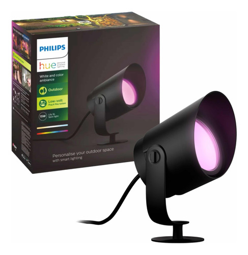 Foco Exterior Philips Hue Lily Xl Outdoor Zigbee Sin Fuente