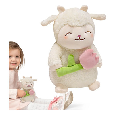 Cordero - Peluche - Juguete Infantil Blanco \u002F | Meses sin interés