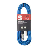 Cable Para Instrumentos: Stagg Cable De Micrófono Xlr De 6 M