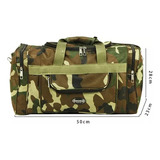 Bolso Maletín Camuflaje De Viaje De Mano 50x30