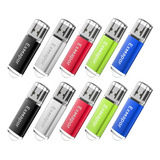 Memoria Usb 2.0 32gb De Computadora 10piezas Multicolor