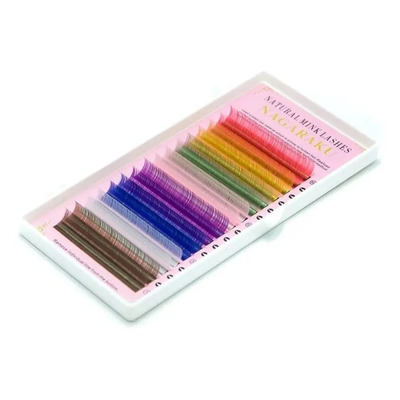 Extensiones de Pestañas Nagaraku de Colores, Curvatura D, 13 mm | Envío gratis