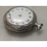 Reloj De Plata De Bolsillo Mujer 