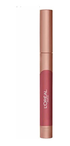 Labial Loréal Matte Lip Crayon Tono 501 Strawberry Glaze