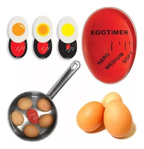 Huevo Medidor Temporizador De Cocción Perfecta Egg Timer