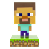 Figura Coleccionable Paladone Minecraft Steve Icon Light