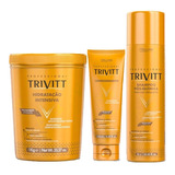 Kit Trivitt Shampoo 1l Condicionador 250 Mascara 1kg Itallia