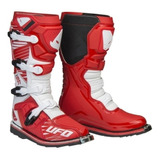 Botas  Motocross Ufo Obsidian  Atv Mx Rojas T 44