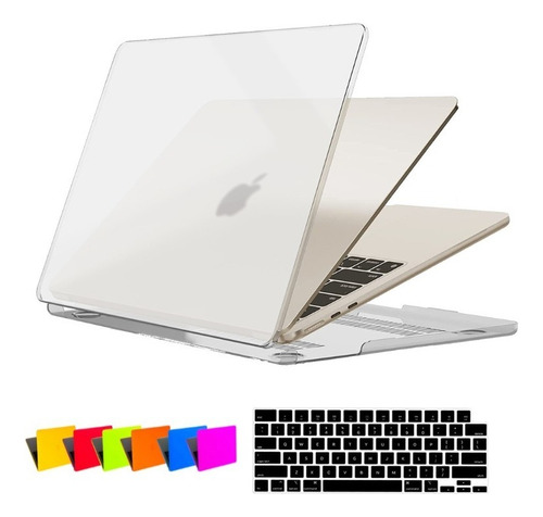 Kit Capa Case Macbook Pro 13 Pol Chip M1 A2338 + Pel Teclado