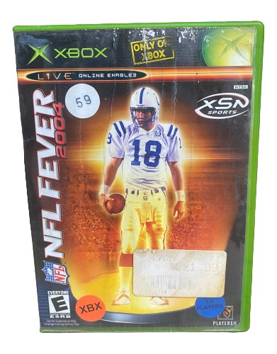 Juego Nfl Fever 2004 Microsoft Xbox