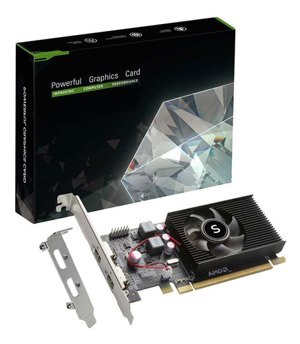 Saplos Radeon Hd 6570 Tarjeta Grafica, Doble Hdmi,1g 64 Bits