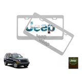 Par Porta Placas Jeep Liberty 2.4 2005 Original