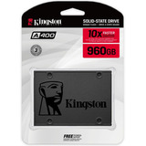 Disco Rígido Kingston A400 960gb Sata Iii 6gb/s 500mbps Cinza Escuro