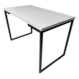 Mesa De Apoio Escritório Diretor Industrial Premium 150x60 Cor Branco