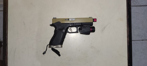 Pistola Glock G17 Gen3 Airsoft C/nf E Upgrades