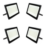 Reflector Led 200w Bajo Consumo Alta Potenc Exterior Pack X4