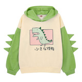 Sudaderas Con Capucha Y Orejas De Dinosaurio Para Niñas Adol