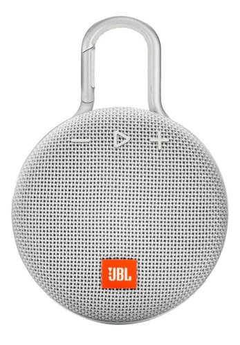 Parlante Jbl Clip 3 Portátil Con Bluetooth Waterproof Steel White 