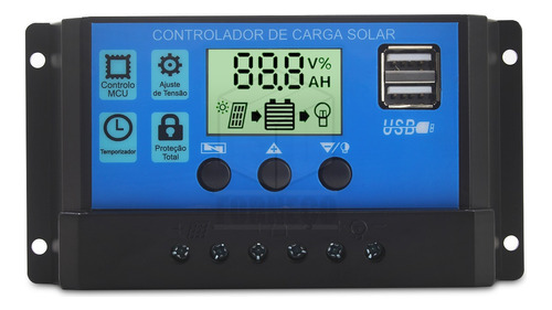 Controlador Carga Solar Mppt 100a Regulador Automático 12/24