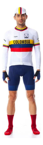 Jersey Ciclismo Safetti M/l Regular Colombia Hombre