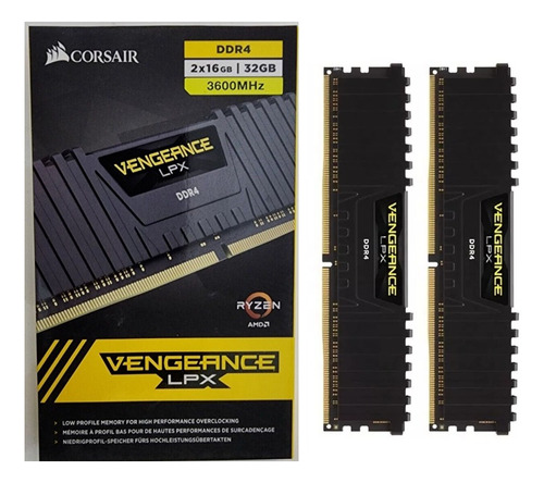 Memoria Ram Corsair Vengeance 3600 Mhz 32gb (2 X 16 Gb) Amd