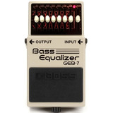 Pedal Boss Geb-7 Equalizer Equalizador Gráfico Baixo Geb7