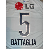 Estampado 5 Battaglia Boca 2008-2011 Titular - Alternativo