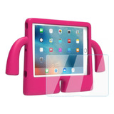 Mica + Uso Rudo Manitas Para iPad Air 2 9.7 A1566 A1567 Goma