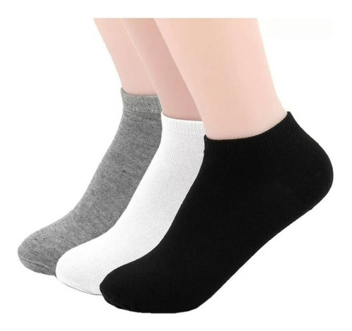 Pack 12 Pares Calcetines Tobillera  Hombre Deportiva