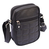 Bandolera De Hombre Cuero Pu Cartera Morral Bolso Unisex