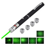 Caneta Laser Verde Potente 5 Ponte Efeitos  Acab Cor Do Laser Preto