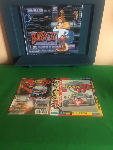 Mega Drive Super Monaco Gp Encarte Japonês Original