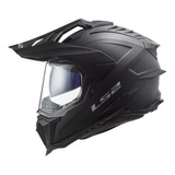 Casco Cross City Ls2 Explorer Solid Negro Mate Mx701