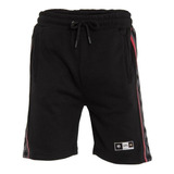 Short Colo Colo Urbano Black Diseño Banda Lateral Grey Red