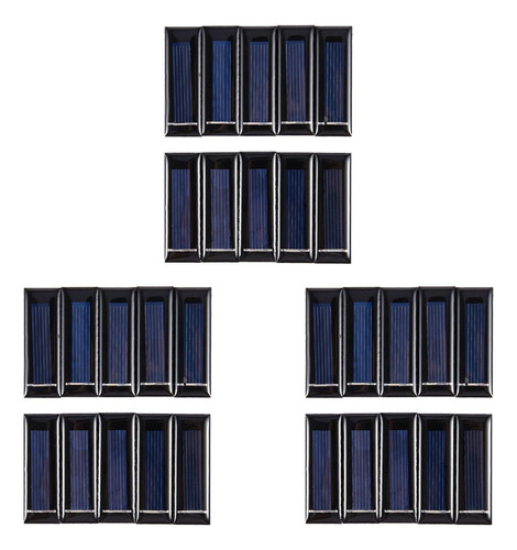 Y) 30pcs Mini Panel Solar Nuevo 0.5v 100ma Células Solares
