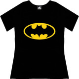 Blusa Batman Dama Comic Anime Superheroe Tv Camiseta Urbanoz