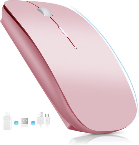 Mouse Óptico Inalámbrico Recargable 2.4 G Yomym