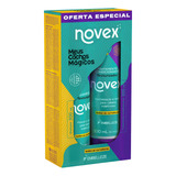 Kit Shampoo Condicionador Meus Cachos Definido Vitay Novex 