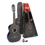 Stagg C440 M Blk Guitarra Clásica Negra 4/4, Afinador