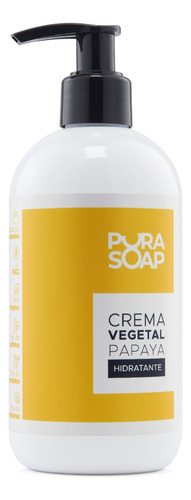 Crema Corporal Hidratante De Papaya,coco,otros - Pura Soap 