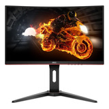 Monitor Gamer Curvo Aoc C24g1 Led 23.6  Negro 100v/240v