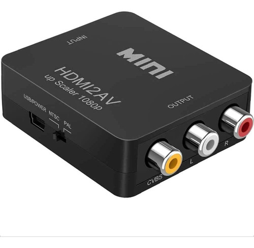 Adaptador Convertidor Hdmi A Rca / Av Tv Box A Televisor Crt