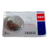 1 Bateria De Litio Rca Para Control Automotriz Cr2032