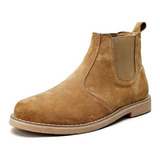 Hombres Casual Zapatos De Cuero De Lujo Martin Chelsea Botas