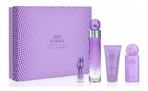 Set De Perfume Perry Elis 360 Purple De Dama