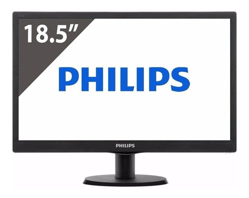 Monitor Philips V 193v5lhsb2 Lcd 18.5  Negro 100v/240v