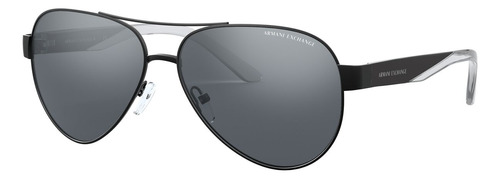 Lentes De Sol Matte Black Armani Exchange