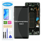 A Oem Para Samsung Note 8 Pantalla Táctil Lcd Negro W/marco