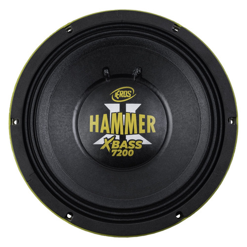 Eros Hammer Xbass 7200 Alto Falante 12 Pol. 3600w Rms Hammer Cor 4 Ohms